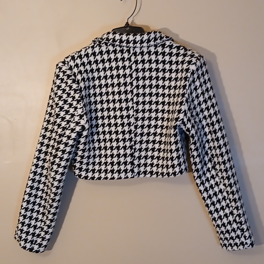 Blue Blush Women's Cropped Jacket - Picture 2 of 5